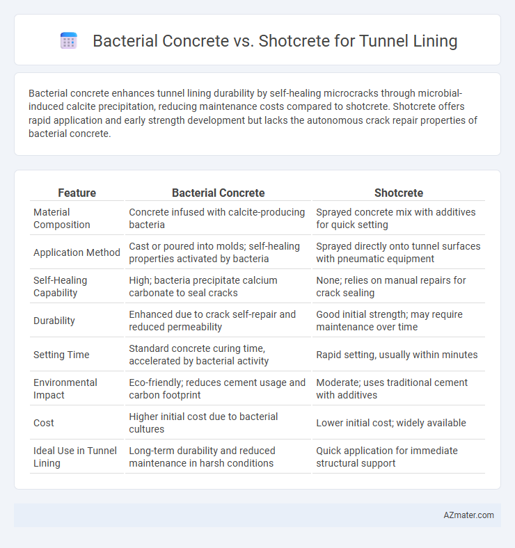 Bacterial Concrete vs. Shotcrete for Tunnel Lining - What is The Difference?