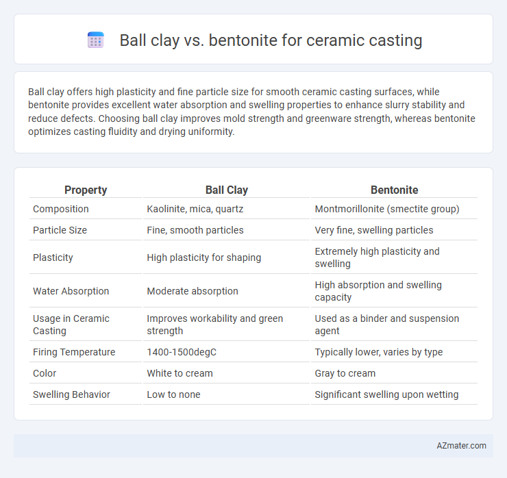 Ball clay vs. bentonite for ceramic casting - What is The Difference?