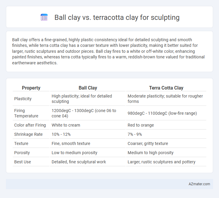 Ball clay vs. terracotta clay for sculpting - What is The Difference?