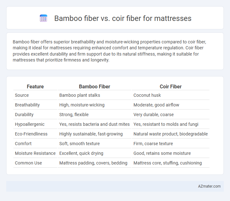 Bamboo fiber vs. coir fiber for mattresses - What is The Difference?