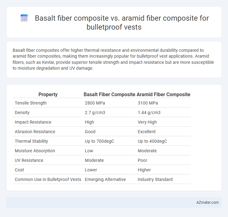 Basalt fiber composite vs. aramid fiber composite for bulletproof vests - What is The Difference?