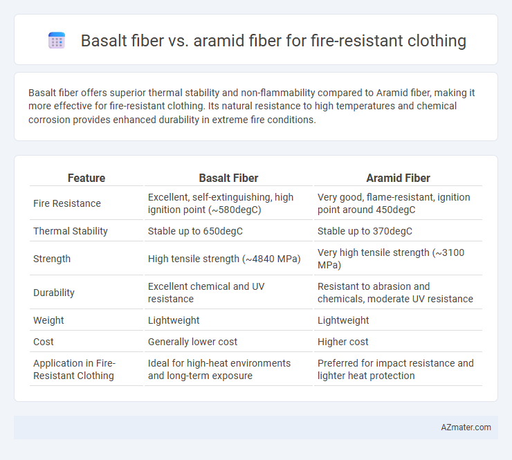 Basalt fiber vs. aramid fiber for fire-resistant clothing - What is The Difference?