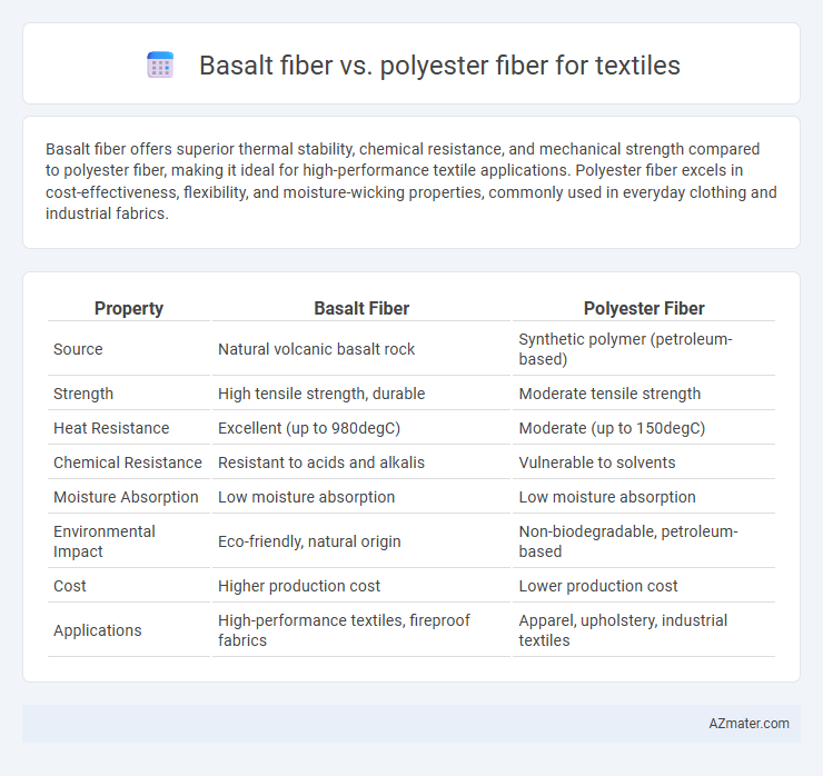 Basalt fiber vs. polyester fiber for textiles - What is The Difference?