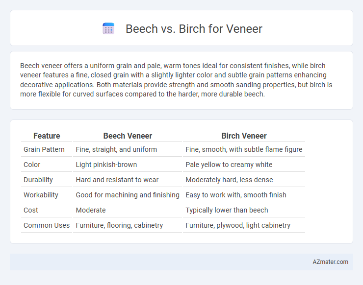 Beech vs. Birch for Veneer - What is The Difference?