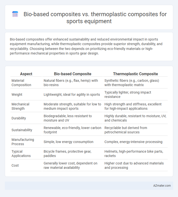 Bio-based composites vs. thermoplastic composites for sports equipment - What is The Difference?