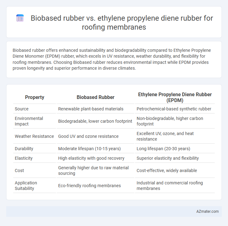 Biobased rubber vs. ethylene propylene diene rubber for roofing membranes - What is The Difference?