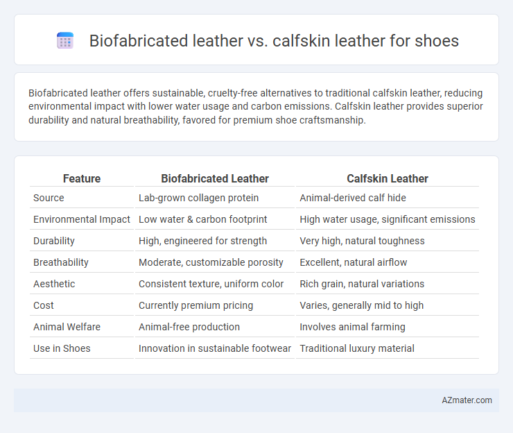 Biofabricated leather vs. calfskin leather for shoes - What is The Difference?