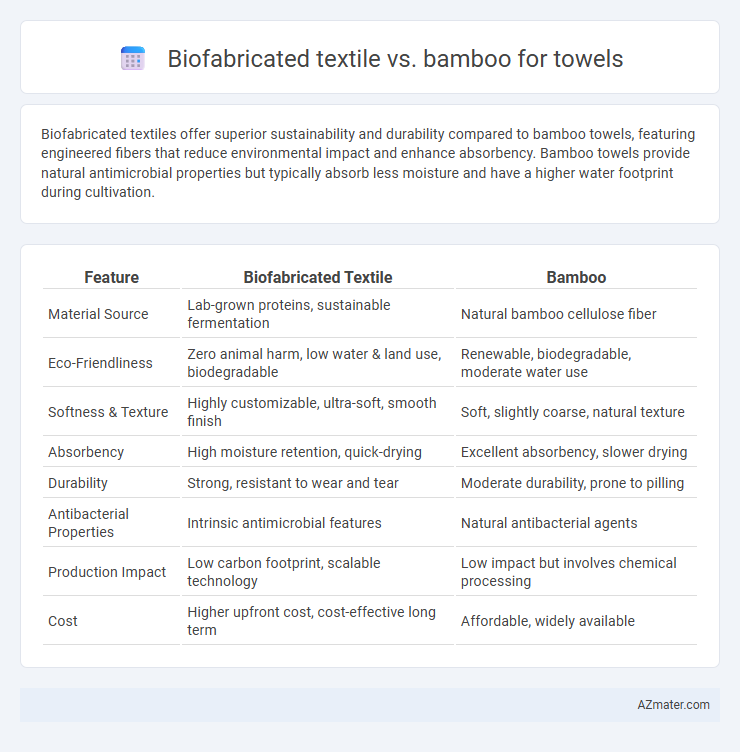 Biofabricated textile vs. bamboo for towels - What is The Difference?