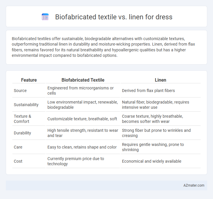 Biofabricated textile vs. linen for dress - What is The Difference?