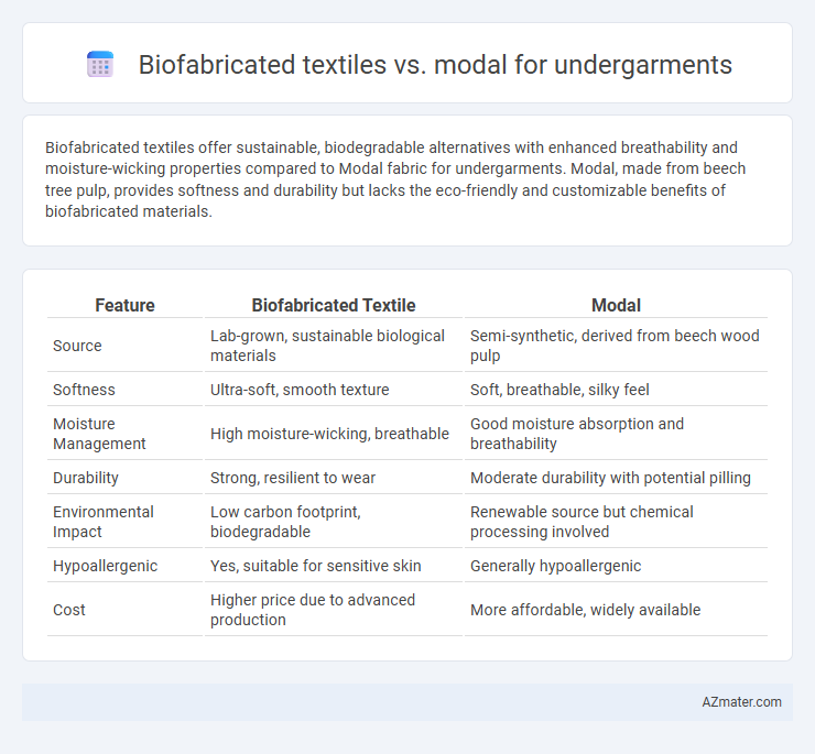 Biofabricated textiles vs. modal for undergarments - What is The Difference?