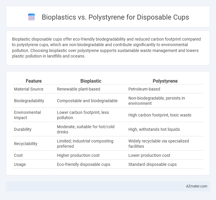 Bioplastics vs. Polystyrene for Disposable Cups - What is The Difference?