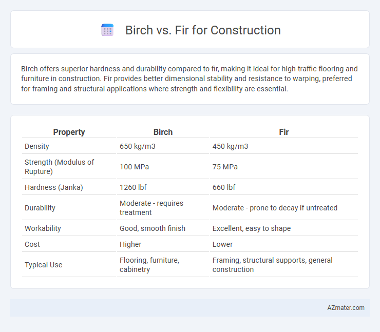 Birch vs. Fir for Construction - What is The Difference?