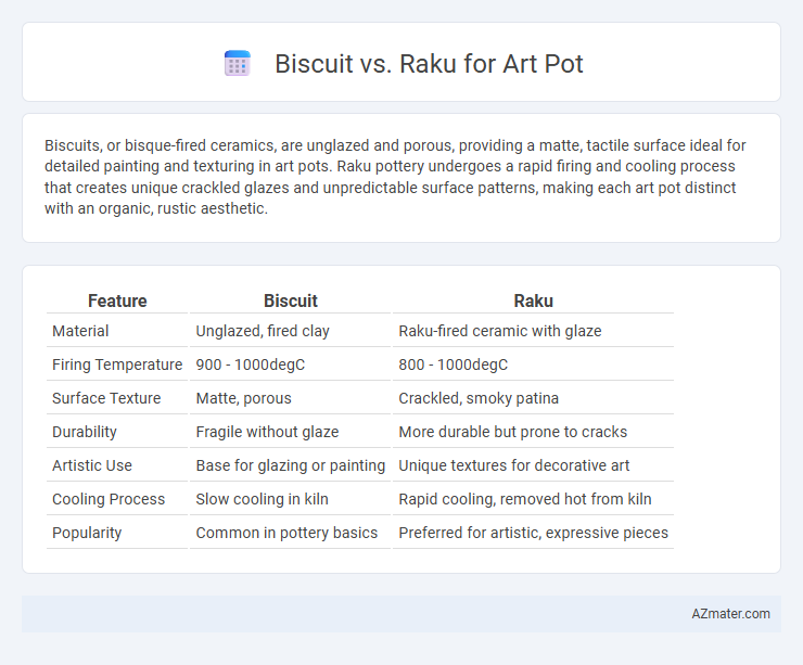 Biscuit vs. Raku for Art Pot - What is The Difference?