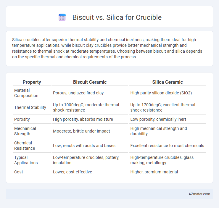 Biscuit vs. Silica for Crucible - What is The Difference?