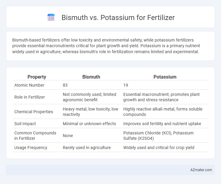 Bismuth vs. Potassium for Fertilizer - What is The Difference?