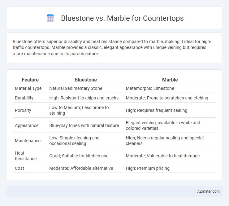 Bluestone vs. Marble for Countertops - What is The Difference?
