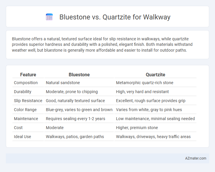Bluestone vs. Quartzite for Walkway - What is The Difference?