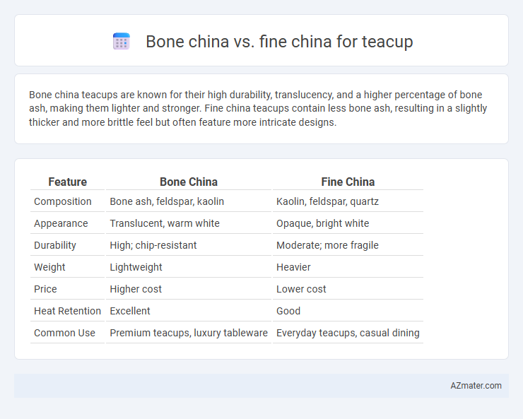 Bone china vs. fine china for teacup - What is The Difference?