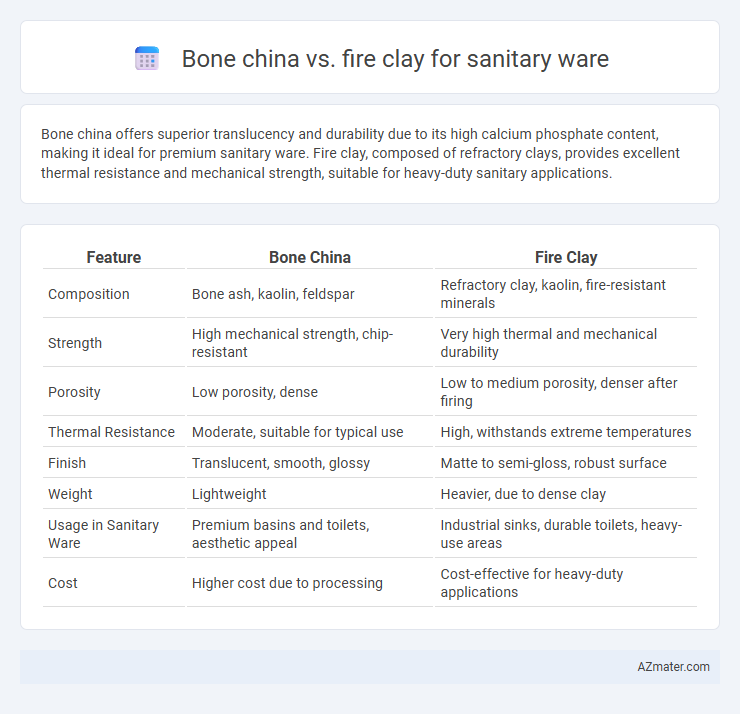 Bone china vs. fire clay for sanitary ware - What is The Difference?