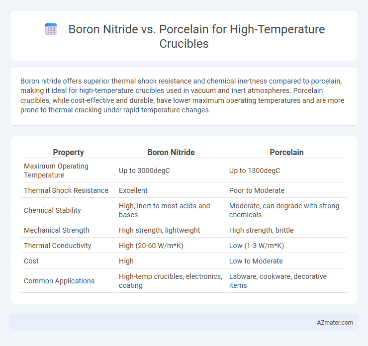 Boron Nitride vs. Porcelain for High-Temperature Crucibles - What is The Difference?