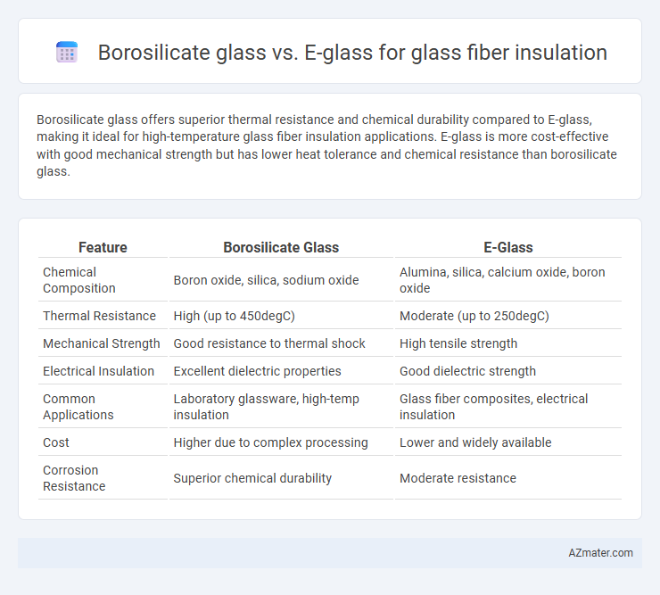 Borosilicate glass vs. E-glass for glass fiber insulation - What is The Difference?