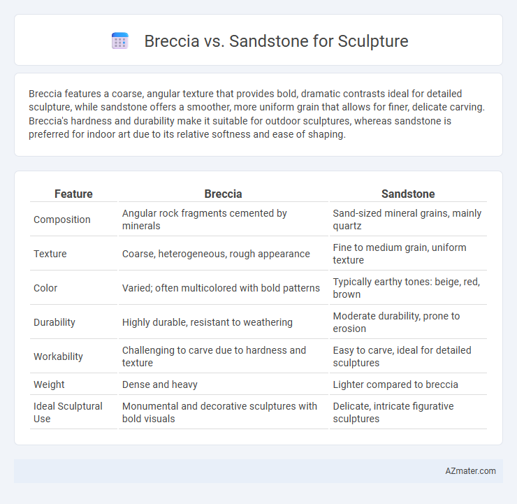 Breccia vs. Sandstone for Sculpture - What is The Difference?