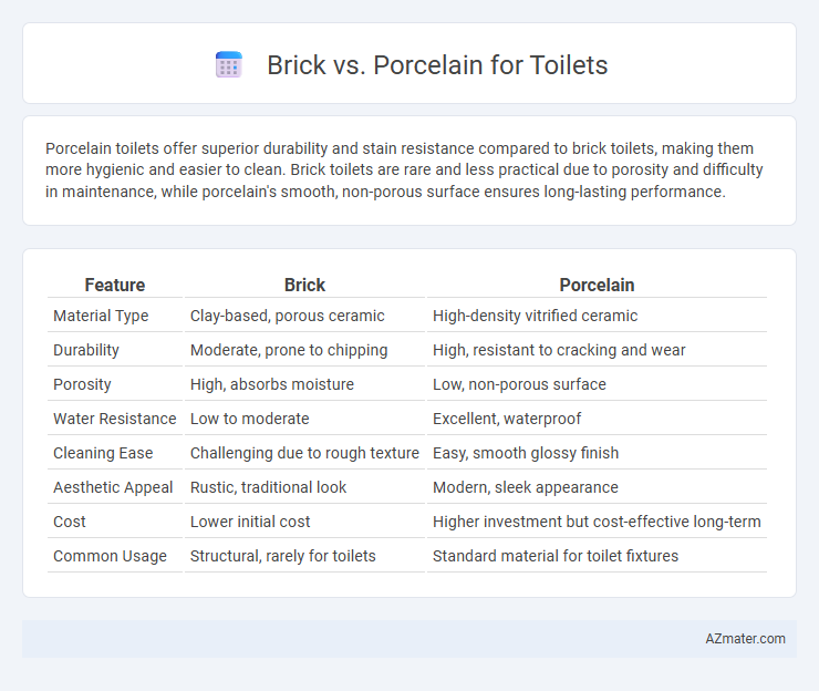 Brick vs. Porcelain for Toilets - What is The Difference?