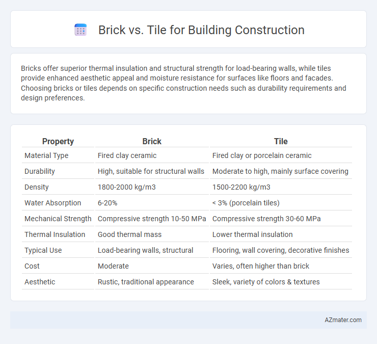 Brick vs. Tile for Building Construction - What is The Difference?