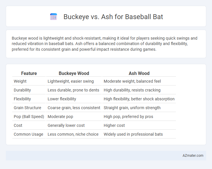 Buckeye vs. Ash for Baseball Bat - What is The Difference?
