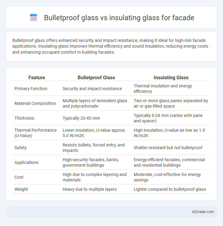 Bulletproof glass vs insulating glass for facade - What is The Difference?