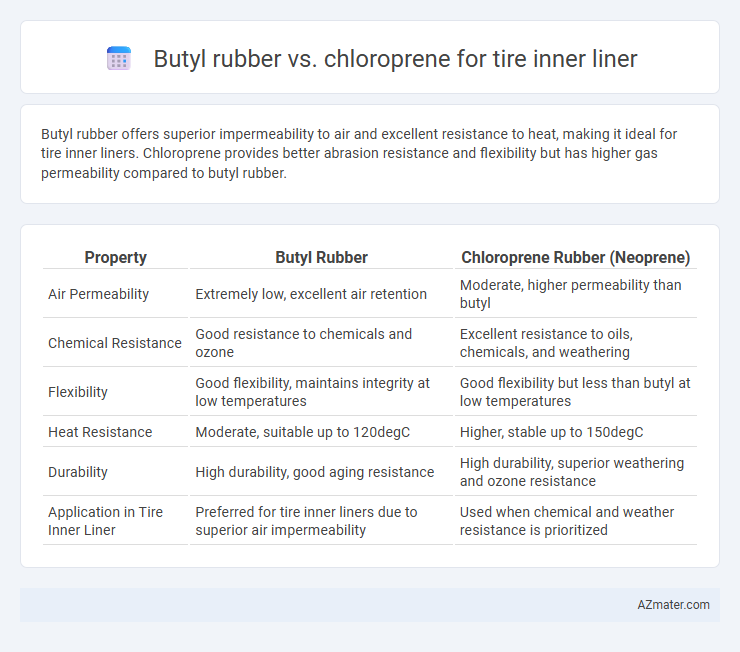 Butyl rubber vs. chloroprene for tire inner liner - What is The Difference?