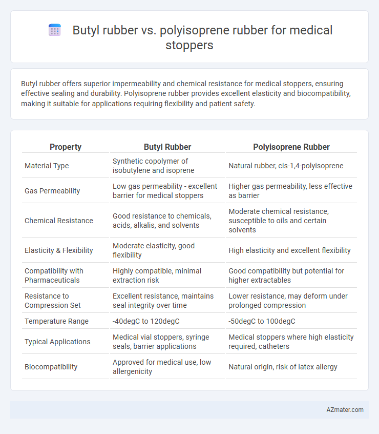 Butyl rubber vs. polyisoprene rubber for medical stoppers - What is The Difference?