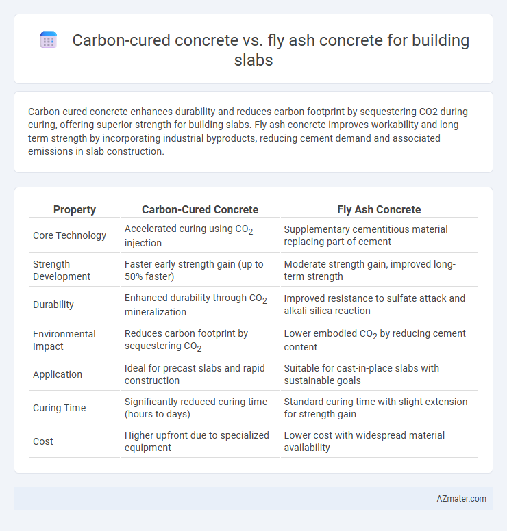 Carbon-cured concrete vs. fly ash concrete for building slabs - What is The Difference?