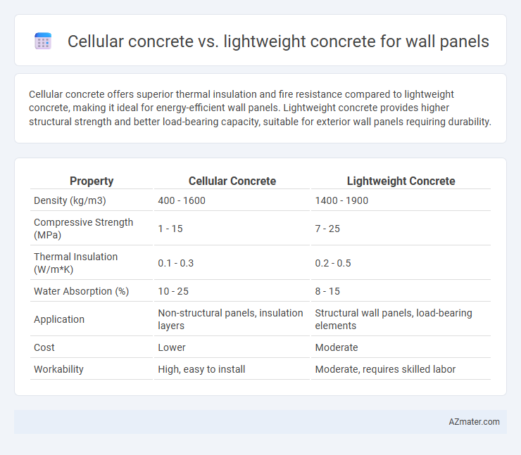 Cellular concrete vs. lightweight concrete for wall panels - What is The Difference?