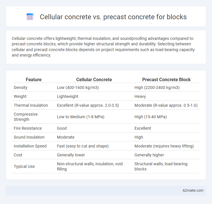 Cellular concrete vs. precast concrete for blocks - What is The Difference?