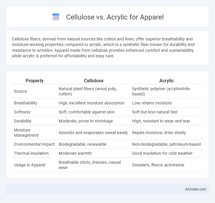 Cellulose vs. Acrylic for Apparel - What is The Difference?