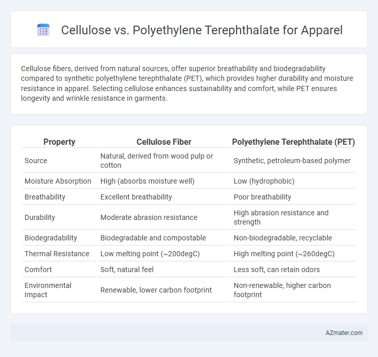 Cellulose vs. Polyethylene Terephthalate for Apparel - What is The Difference?