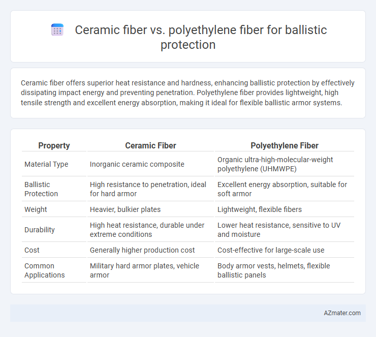 Ceramic fiber vs. polyethylene fiber for ballistic protection - What is The Difference?