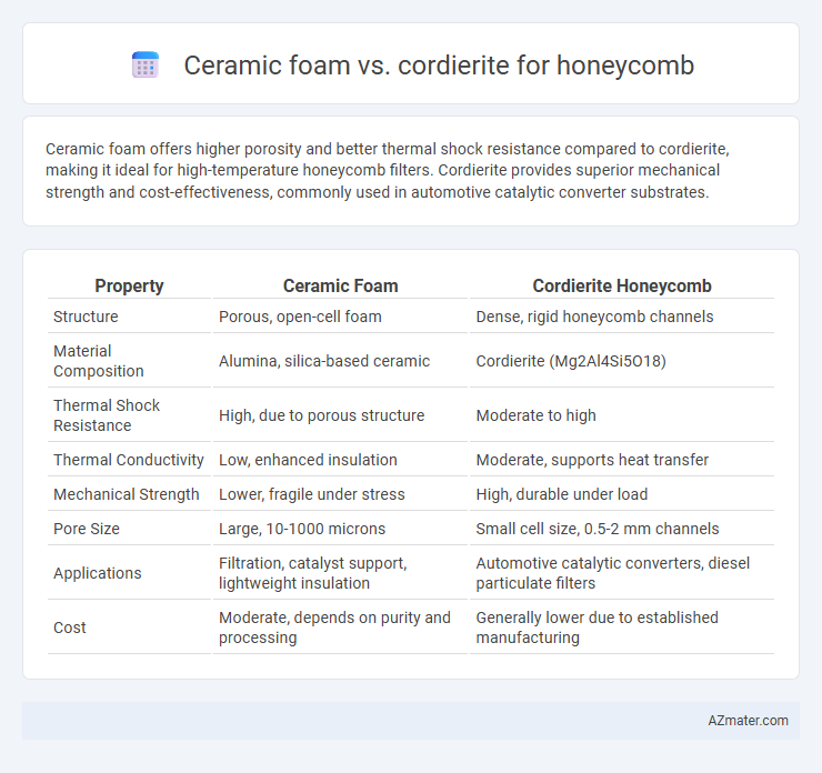 Ceramic foam vs. cordierite for honeycomb - What is The Difference?