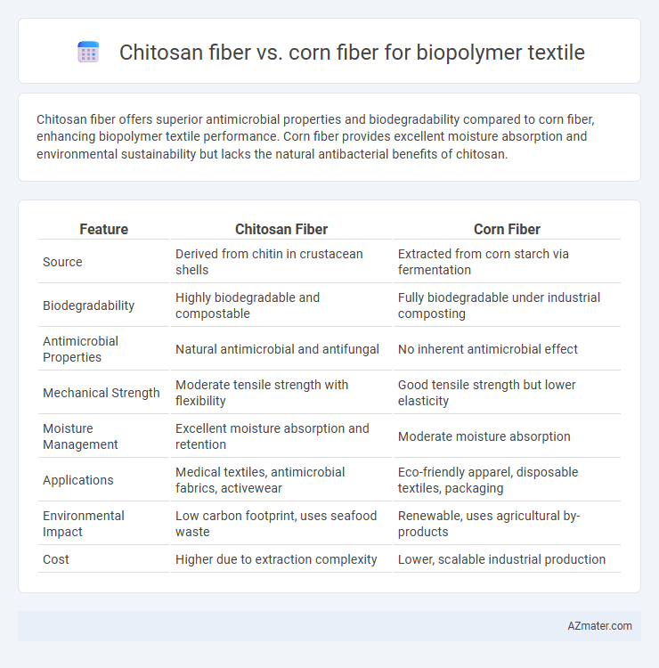 Chitosan fiber vs. corn fiber for biopolymer textile - What is The Difference?