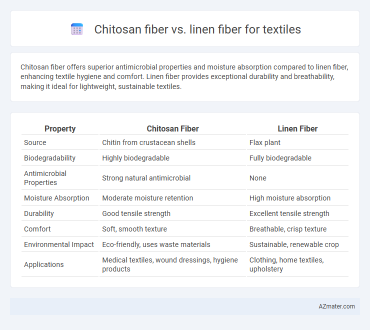 Chitosan fiber vs. linen fiber for textiles - What is The Difference?