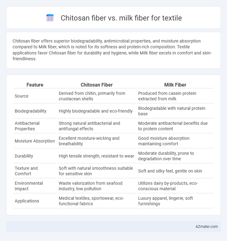 Chitosan fiber vs. milk fiber for textile - What is The Difference?