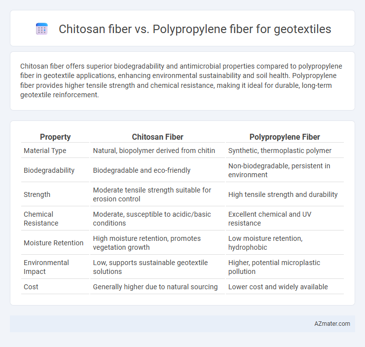 Chitosan fiber vs. Polypropylene fiber for geotextiles - What is The Difference?