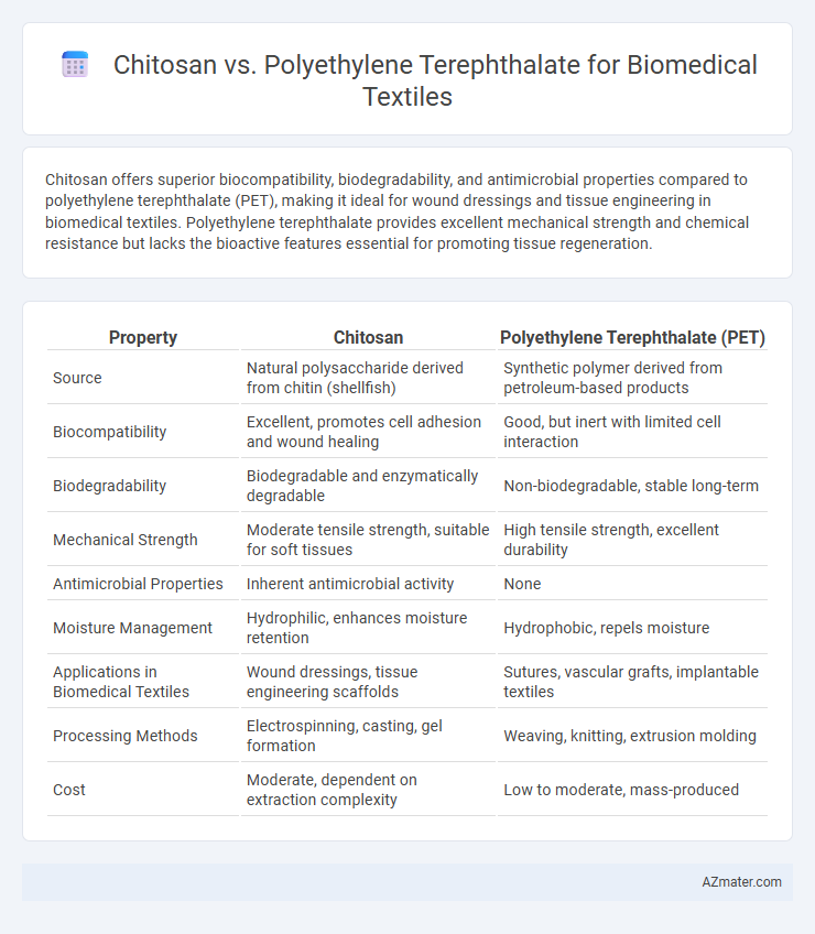 Chitosan vs. Polyethylene Terephthalate for Biomedical Textiles - What is The Difference?