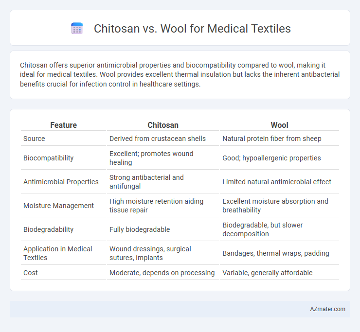 Chitosan vs. Wool for Medical Textiles - What is The Difference?