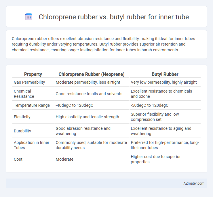 Chloroprene rubber vs. butyl rubber for inner tube - What is The Difference?