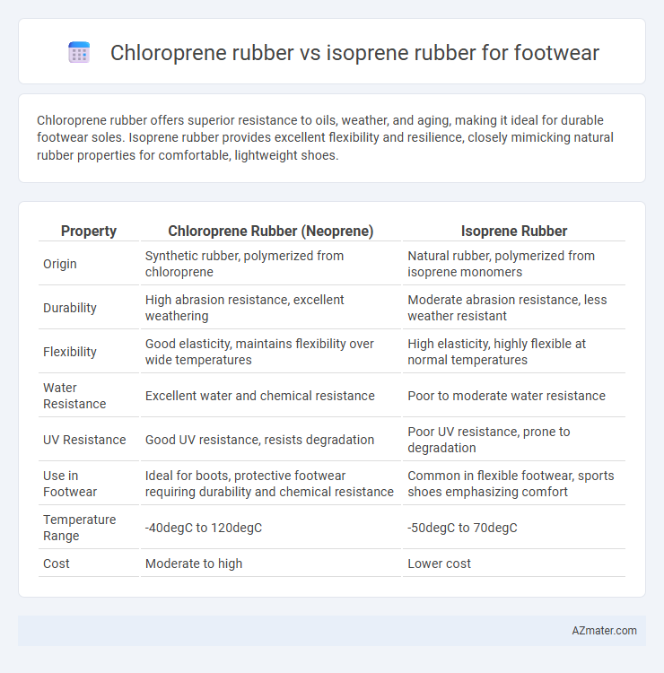 Chloroprene rubber vs isoprene rubber for footwear - What is The Difference?