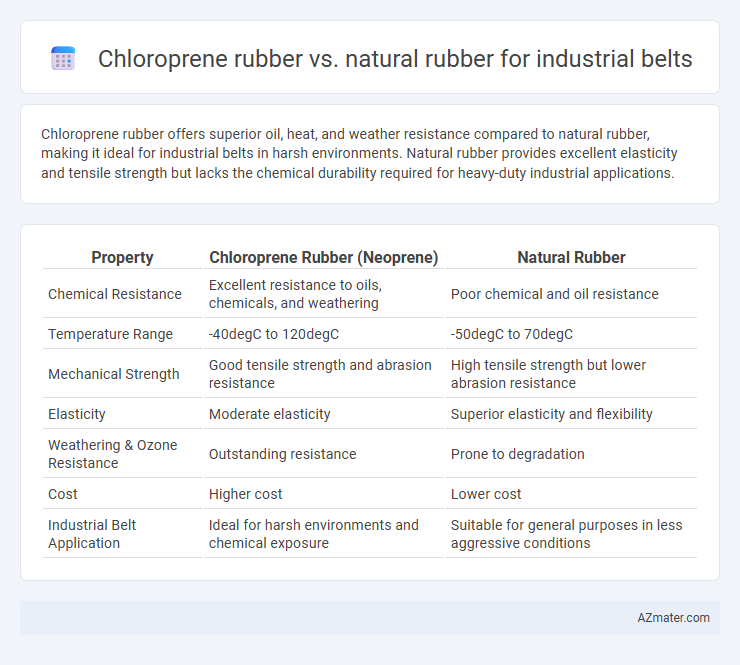 Chloroprene rubber vs. natural rubber for industrial belts - What is The Difference?