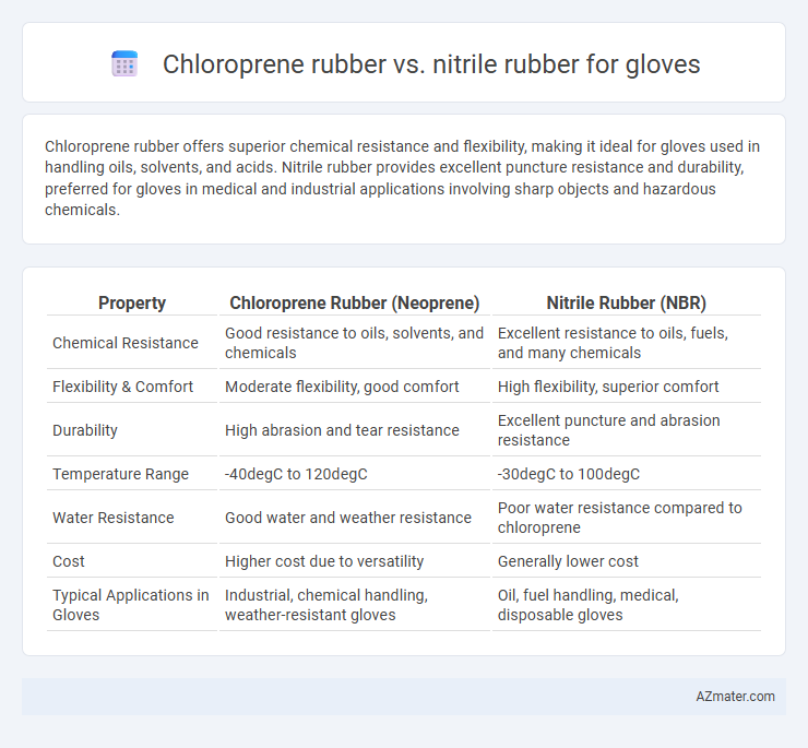 Chloroprene rubber vs. nitrile rubber for gloves - What is The Difference?
