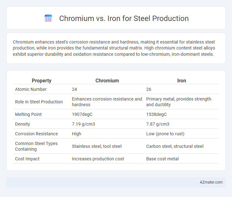 Chromium vs. Iron for Steel Production - What is The Difference?